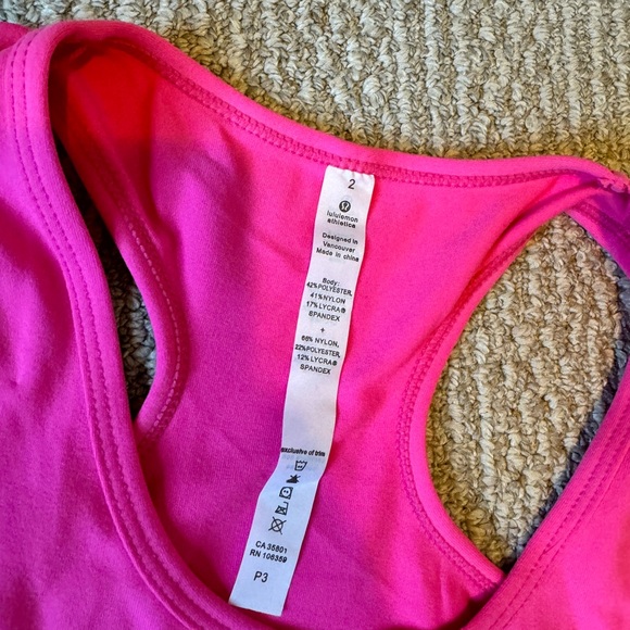 Lululemon Racer Back Tank - Picture 2 of 2
